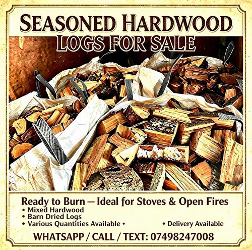 Spilt logs for wood burning - spilt,