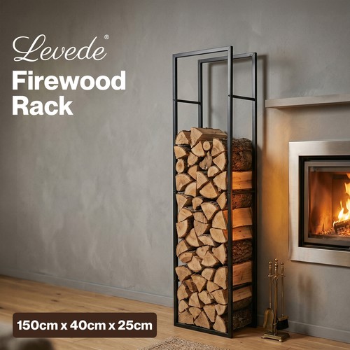 Levede firewood rack - levede, steel