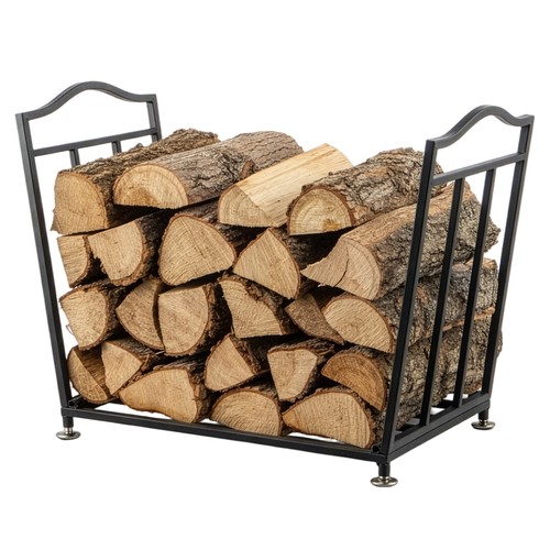 Foldable metal firewood rack - foldable,