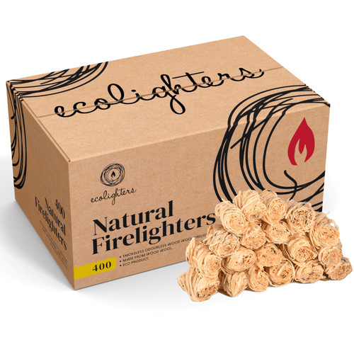 400 natural firelighters - firelighters, for
