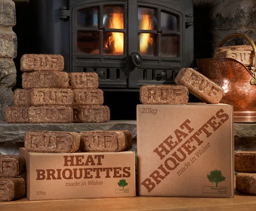 Eco heat log briquettes - eco,