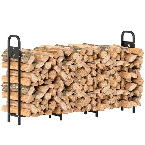 Outsunny steel firewood log - outsunny,