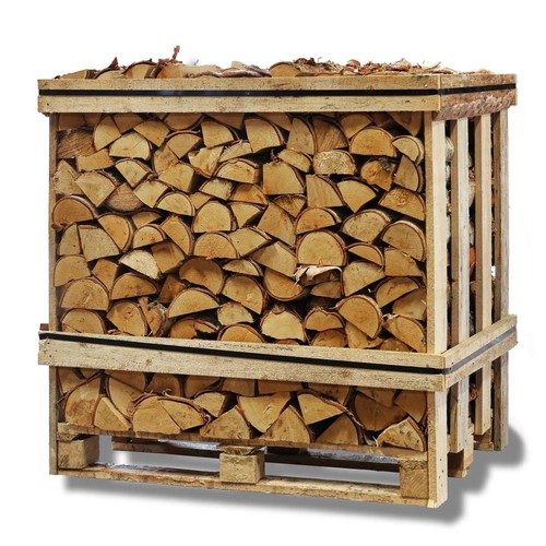 Kiln dried birch logs - dried, –