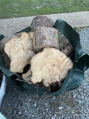 Ton bag logs for - of, firewood