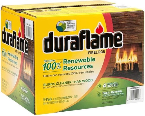 Duraflame fire logs 2 72kg - fire,